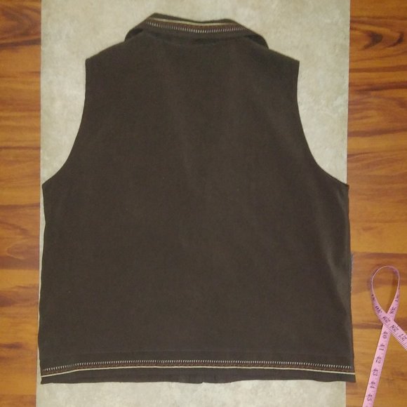 GRAFF Um Company XL Embroidered Vest Jacket Polyes - Picture 6 of 6